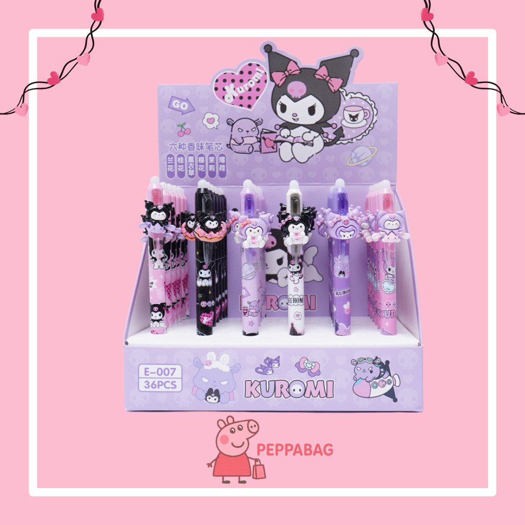 

(1pcs) Pulpen Cetek Premium Pena Hapus Motif Sanrio Labubu Viral Lisa Blackpink - ES0467