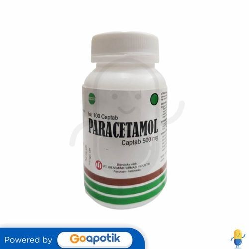 Paracetamol Imfarmind 500 Mg Botol 100 Kaplet