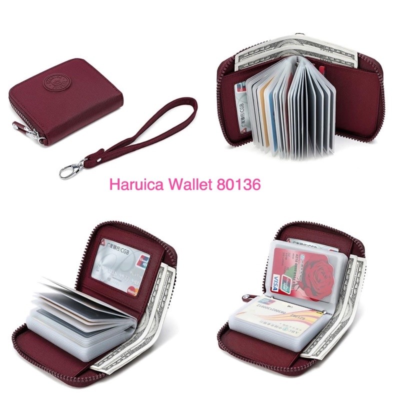 sarmilaayyshopDompet Wanita Haruica Wallet 80136 - dompet kartu - dompet import