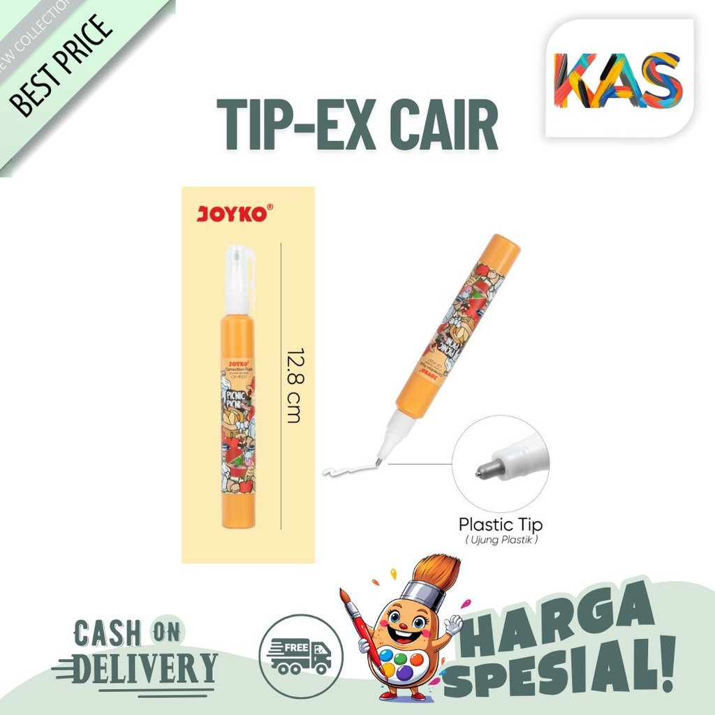 

Correction Fluid / Cairan Koreksi / Penghapus Cair Joyko CF-S224