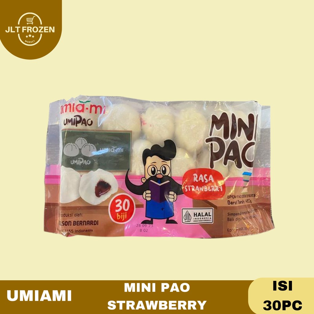 

Umiami Minipao Manis Rasa Strawberry 30 Pcs Bapao Instan Goreng Kukus