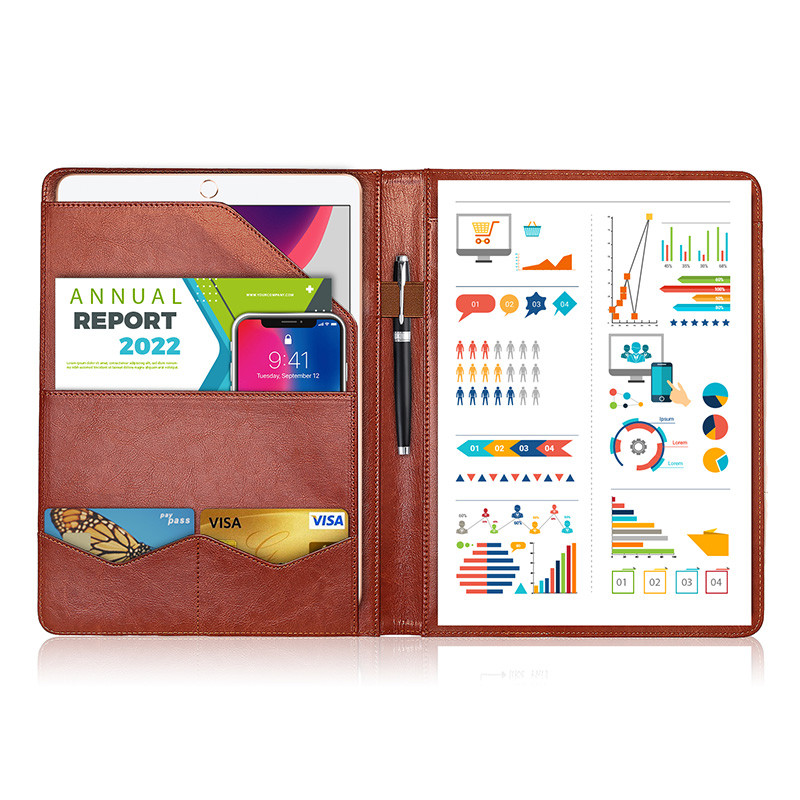 

Clipboard Folder Padfolio Clipboard Mymazn Writing Portfolio Faux Leather Clipboard with Cover for Legal Pad Holder Letter Size