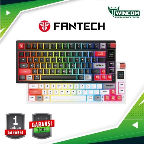 KEYBOARD GAMING FANTECH MECHANICAL ATOM PRO79 MK917 (ARGB, TRIPLE CONNECTION, BLUE SWITCH, RECHARGEA
