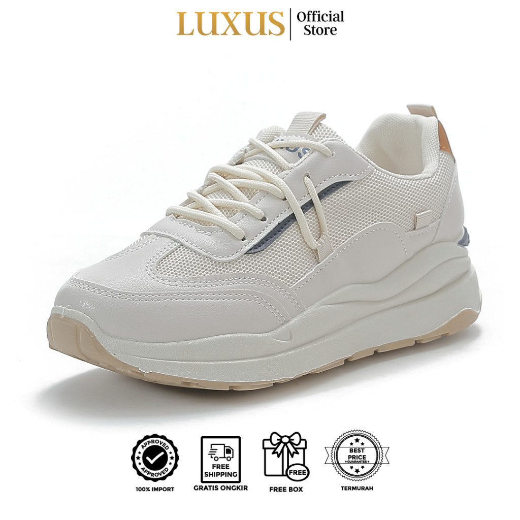 GENIALLSHOP Luxus Siwon Sepatu Wanita Sepatu Snekaers Shoes Sporty Casual  - 22011
