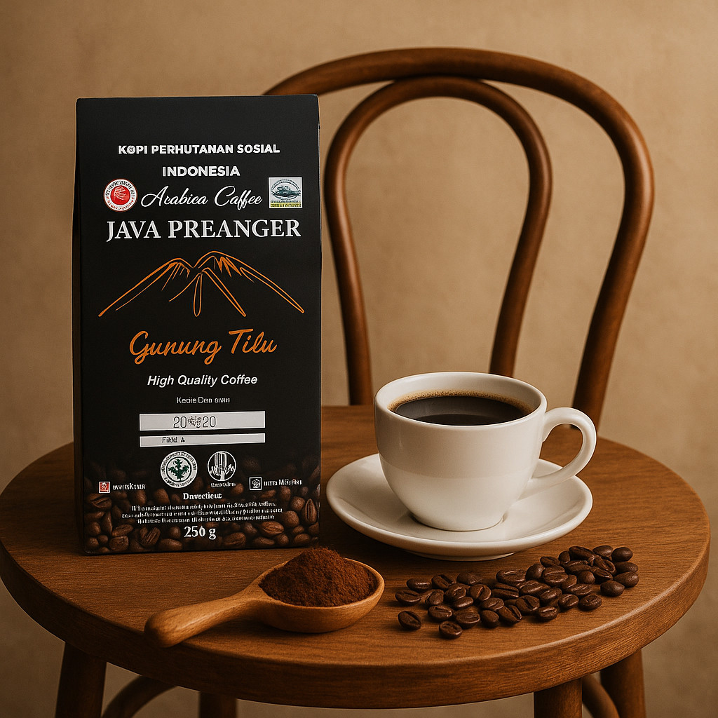 

Full Wash Java Preanger Arabica Coffee Kopi Bubuk Gunung Tilu Gold Kopi Bubuk Pangalengan