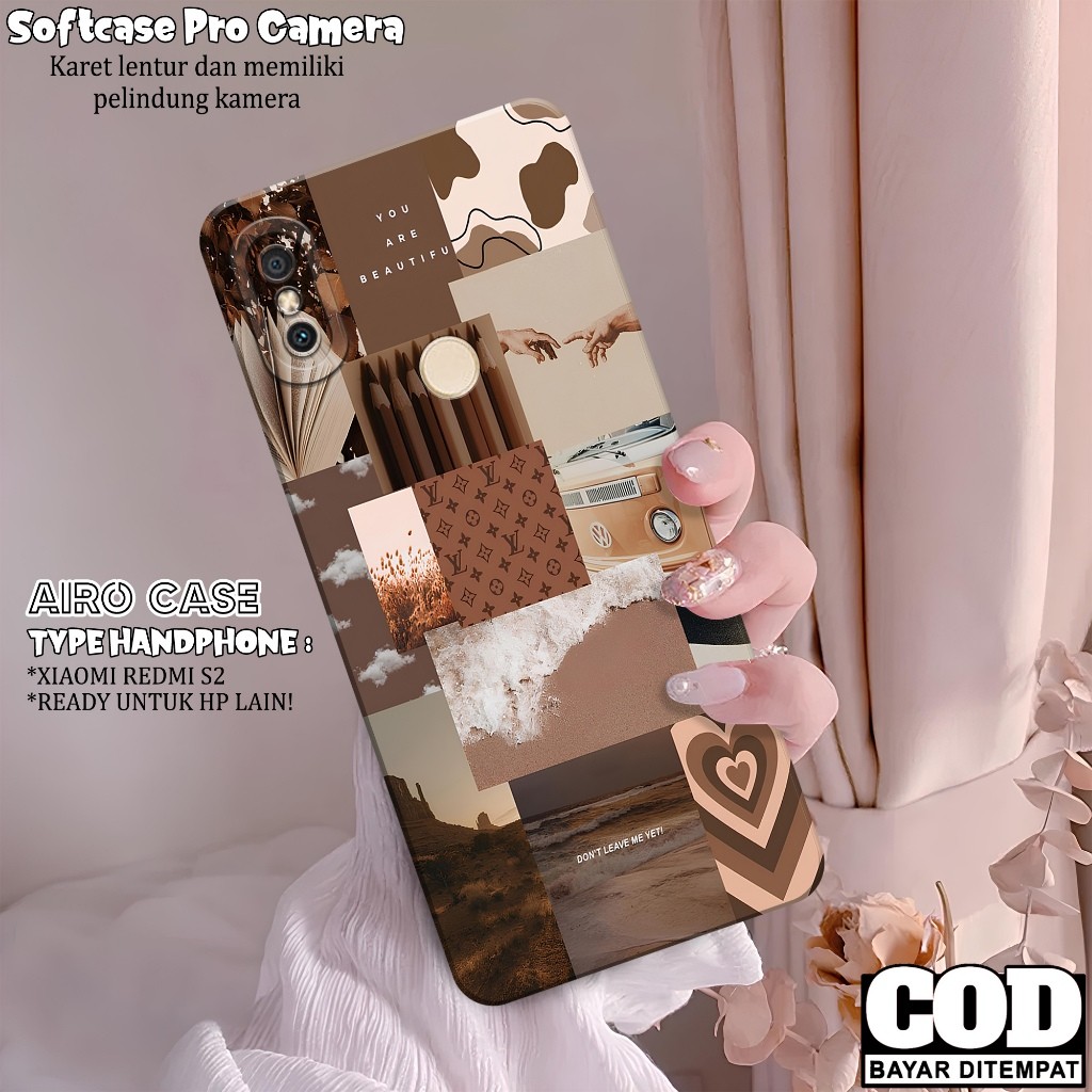 Case XIAOMI REDMI S2 Terbaru - Softcase XIAOMI REDMI S2 - Fashion Case AESTHETIC - Casing XIAOMI RED