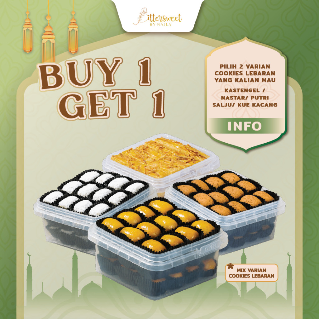 

( New Buy 1 Get 1 MIX VARIAN ) Cookies Lebaran ( PILIH VARIAN ) [ Best Price ]