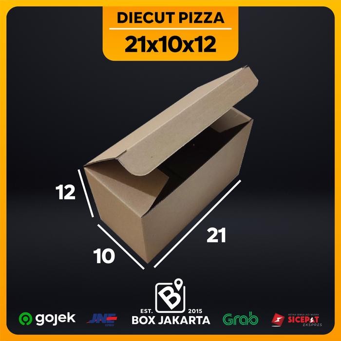 

KARDUS uk 21x10x12 CM Diecut Pizza Corrugated Packaging Box
