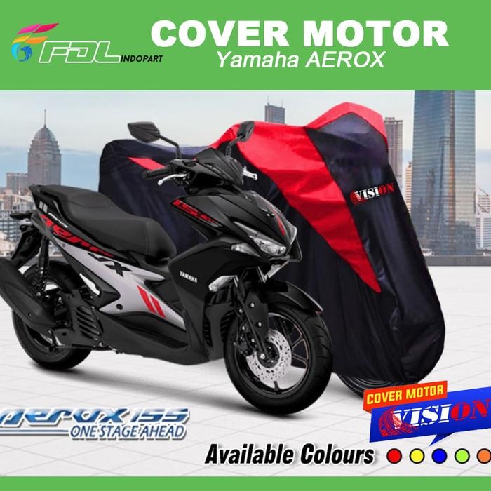 KENZZ Cover Motor Yamaha Aerox / Selimut Motor Aerox /Jas Motor Yamaha Aerox - Merah