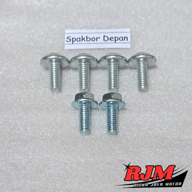 Baut Full Set Cover Bodi Body Spakbor Depan Honda Sonic 150 R Fi PGM-FI