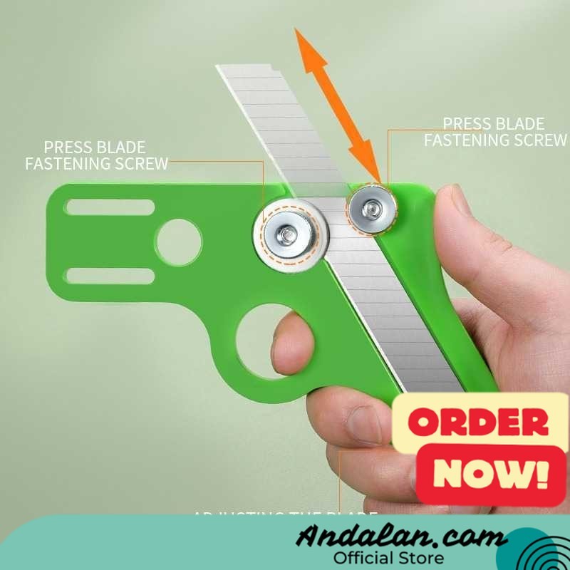 

ISFRIDAY Pisau Pemangkas Tepi Kayu Edge Trimming Scraper Knife Cutter - ID13