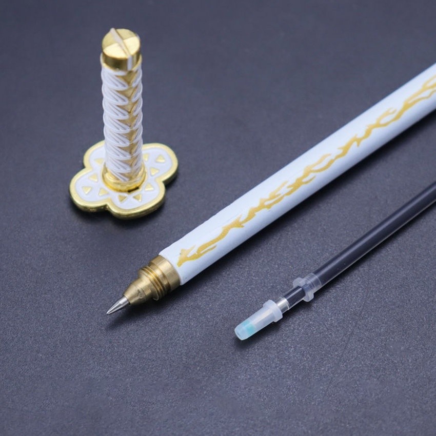 Pulpen Pedang Sword Pen Zenitsu Anime Demon Slayer Kimetsu No Yaiba Bahan Paduan