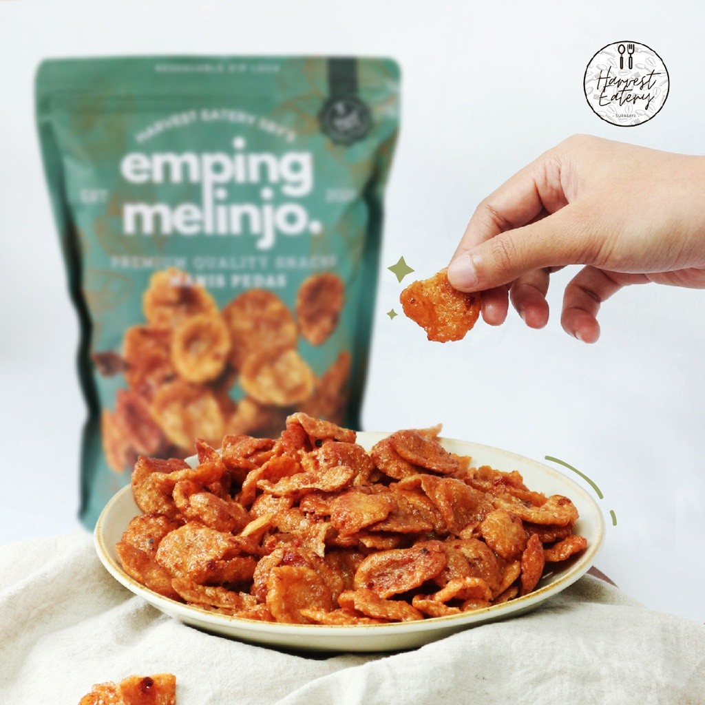 

Emping Melinjo Manis Pedas 500 Gr Renyah