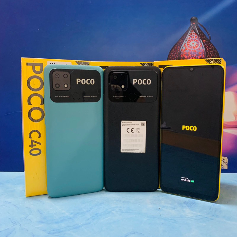 Xiaomi Poco C40 Ram 3/32GB | Ram 4/64GB Second Original