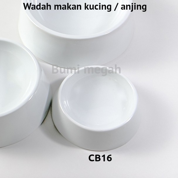 Tempat makan anjing /Wadah makan anjing Keramik indo keramik - CB16