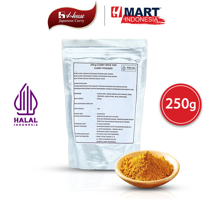 

House Kari Curry Spice Mix Curry Powder - Kari Bubuk Ala Jepang Halal 250g