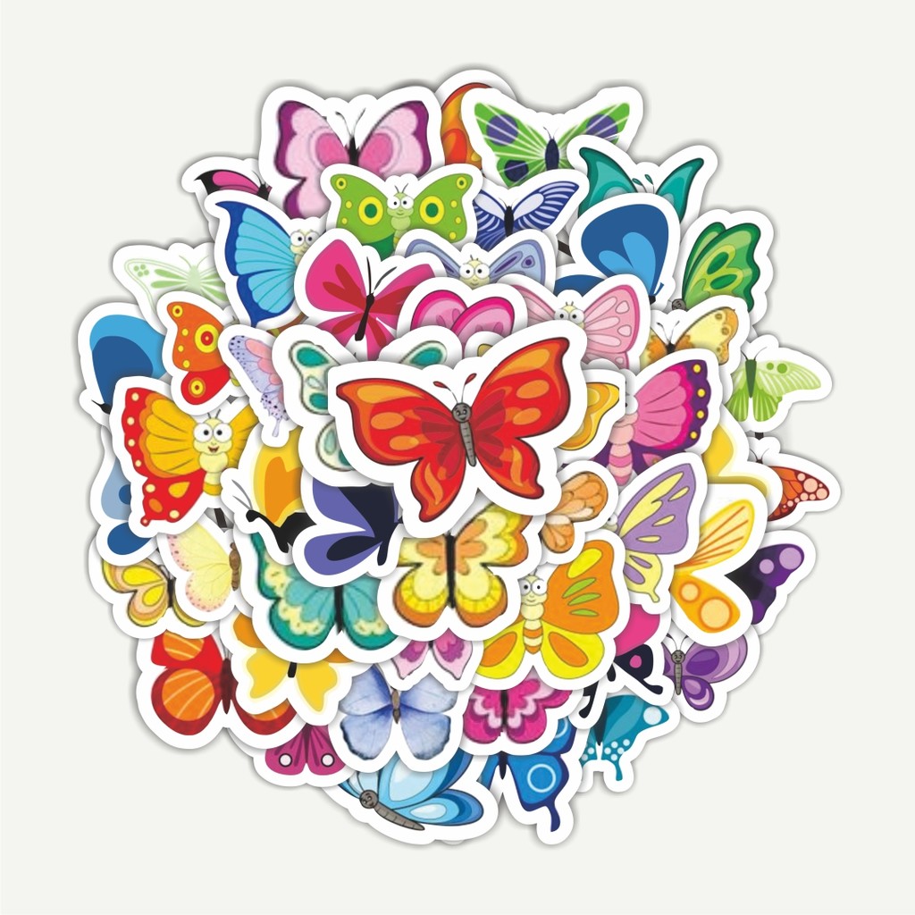 

Sticker Pack Stiker Hewan Butterfly [Kupu Kupu] | Sticker TUMBLR | Stiker LAPTOP KOPER HELM