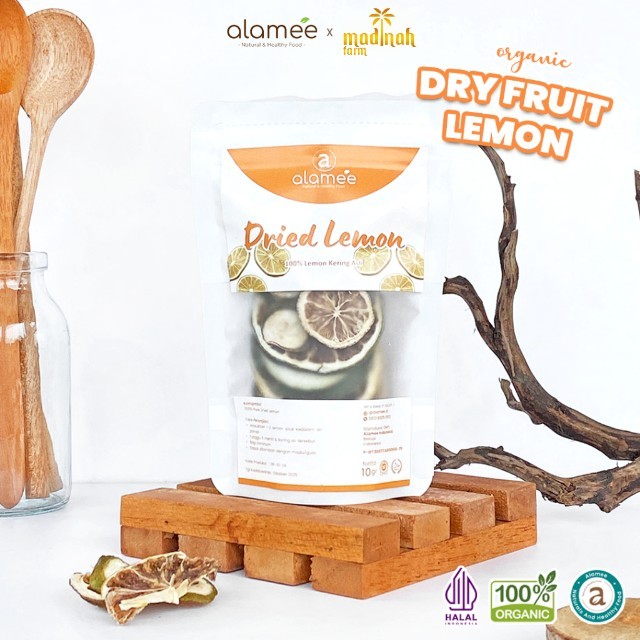 

ALAMEE Lemon Kering Dried Slice Tea Teh Herbal Iris Organik Minuman Herbal Organic 10gr madinah