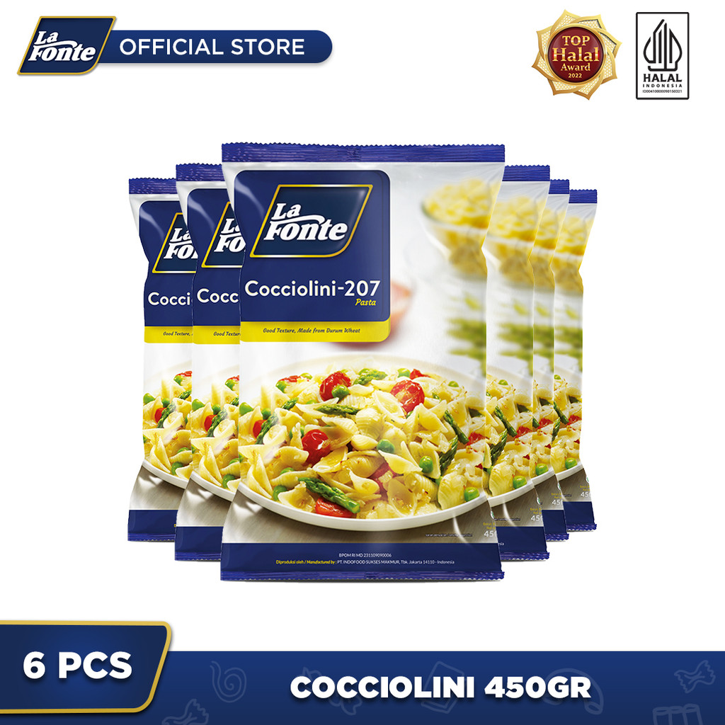 

6 PCS - La Fonte Cocciolini 450 Gr