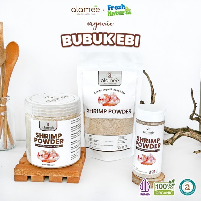 

ALAMEE Ebi Bubuk Kering Halus Udang Bumbu Dapur Organik Shrimp Powder Spice Seasoning freshandnatural