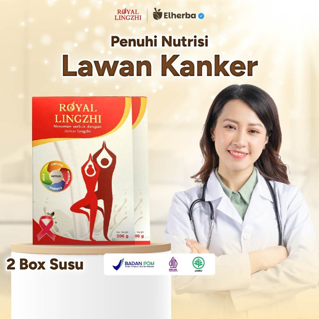 

Royal LingZhi Susu Minuman Herbal 2 Box Etawa Atasi Kanker Benjolan Lunak Penghambat Tumor
