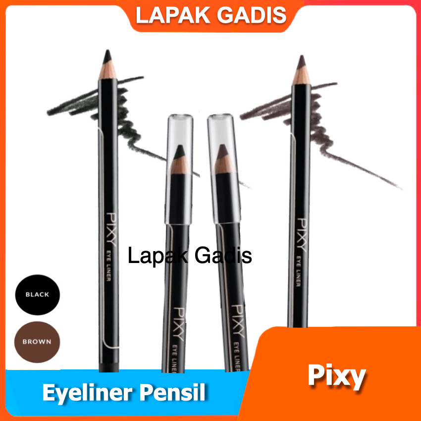 Lapak Gadis PIXY Eyeliner Pencil | Black | Brown | Celak Mata