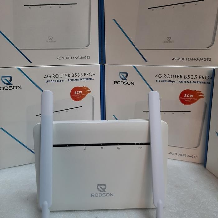 Modem 4G Router B535 PRO+ 300MBps + 2 Antena + Battery + LAN Port