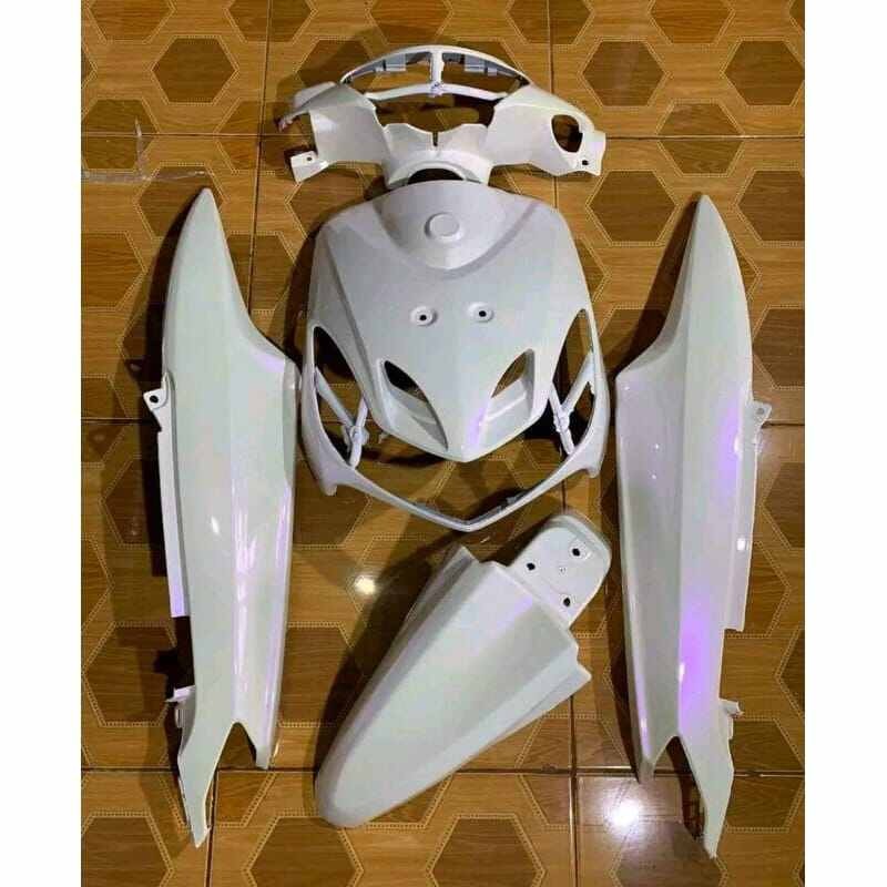 cover body fulhalus Mio smile putih lembayung ungu