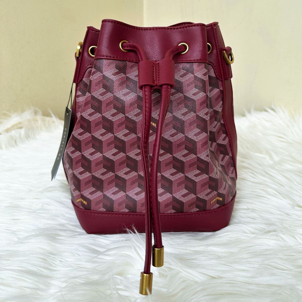 READY STOCK Tas Christy Ng Giorgio Original Bucket Bag Multi Tas Wanita Baru