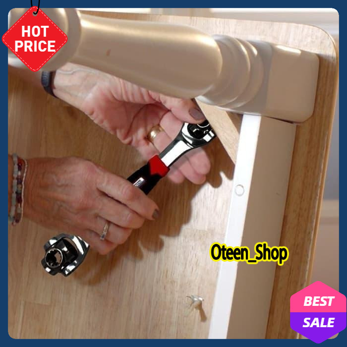 Kunci Pas MULTIFUNGSI Tiger Wrench/ Tiger Wrench Kunci Pas 48 in 1 Universal Wrench