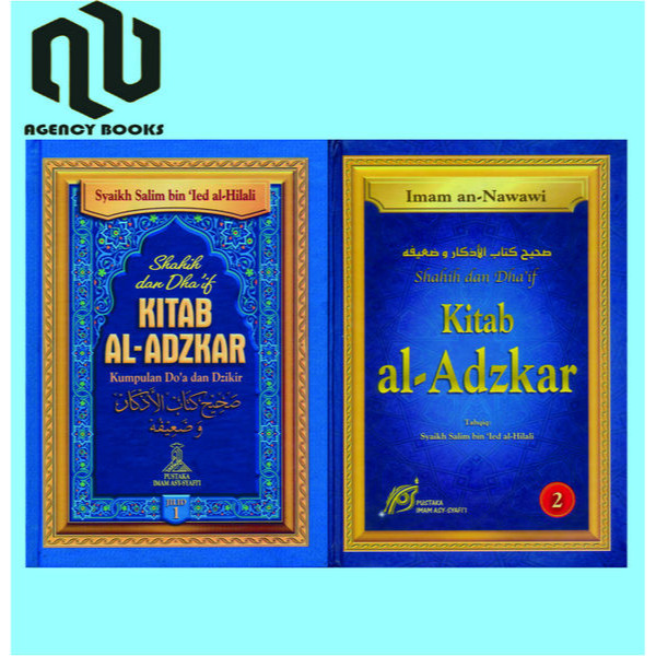 Paket 2 Buku Shahih dan Dha'if Kitab Al - Adzkar Jilid 1 & 2 - Syaikh Salim - Imam an Nawawi