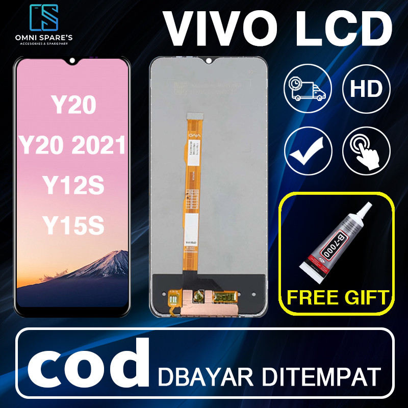 Lcd Touchscreen Vivo Y20 Y15S Y12S Y20（2027）/Y20 2021（V2043）Fullset New