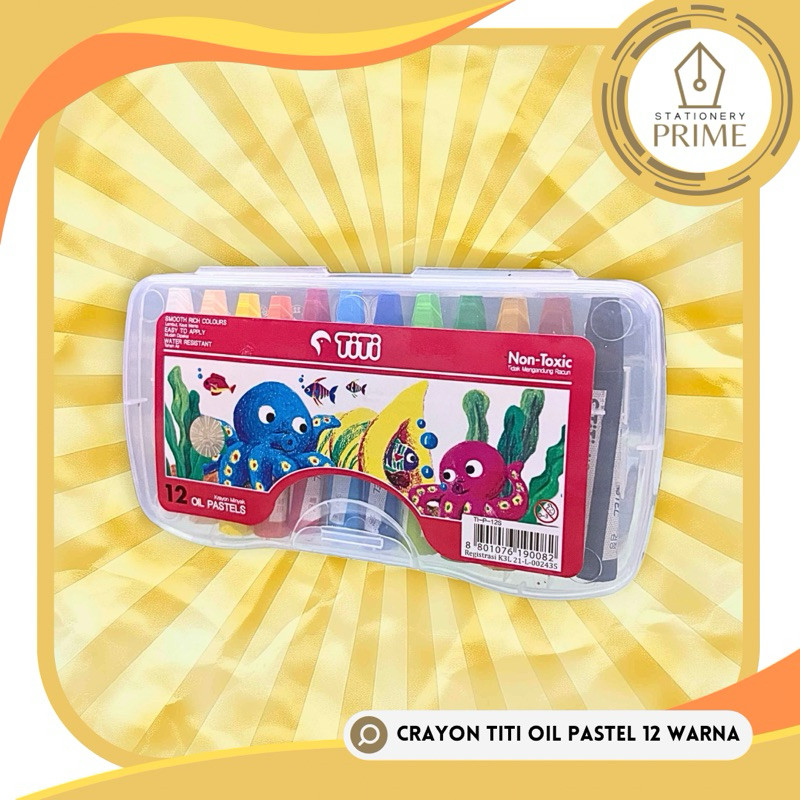 

Crayon TITI Oil Pastel 12 Warna