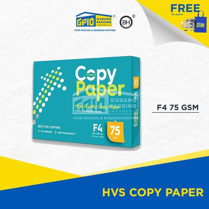 

TERLARIS! COPY PAPER - Kertas HVS (A4 / F4) 75 Gsm - Rim - A4