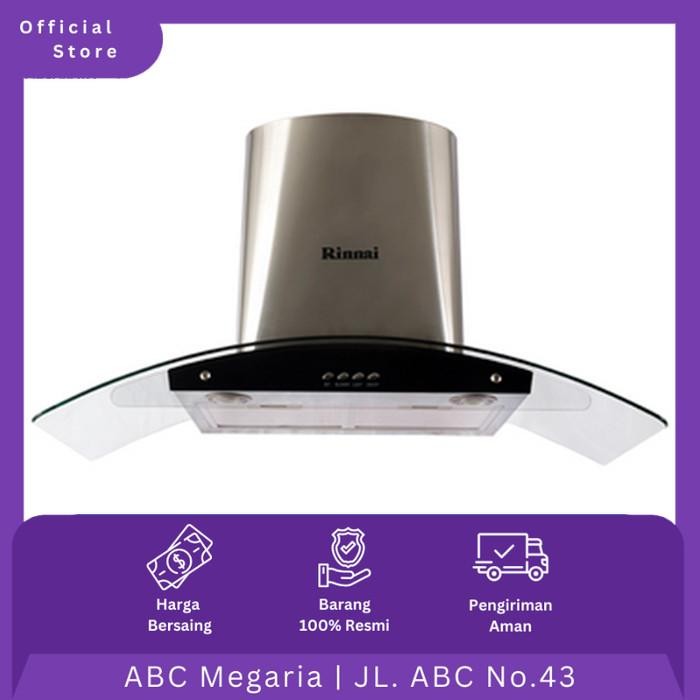 Rinnai Cooker Hood / Penghisap Asap Kompor RH90CD / RH-90CD 90cm