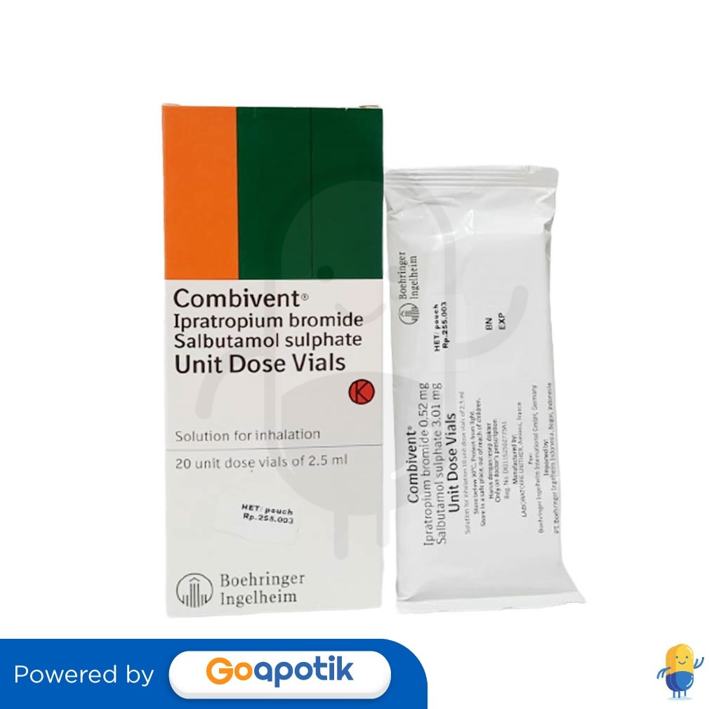 Combivent Udv Cairan Inhalasi 2.5 Ml Box 20 Vial