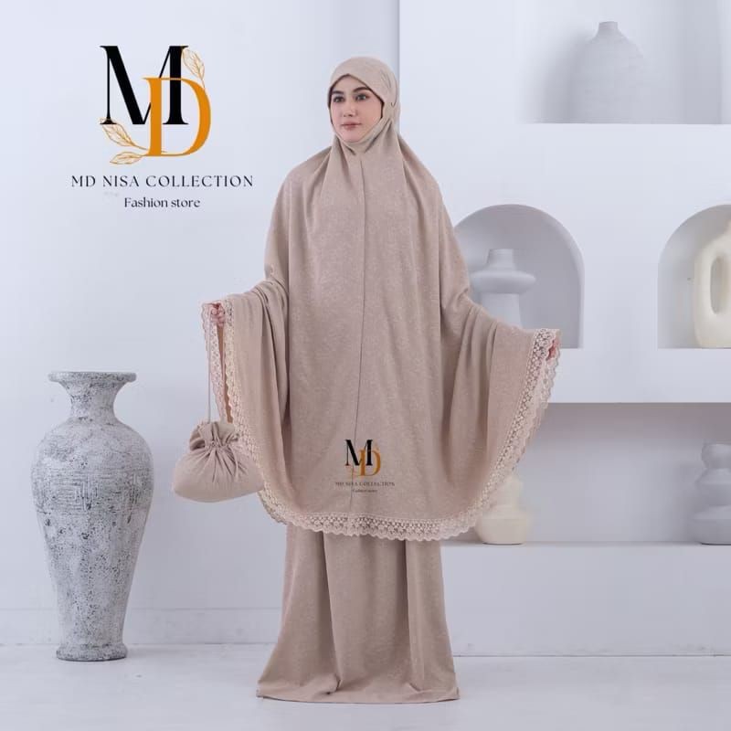 PARXETSHOP  Mukena Shadira syar'i Penutup Dagu Cringcle Embos premium Dewasa