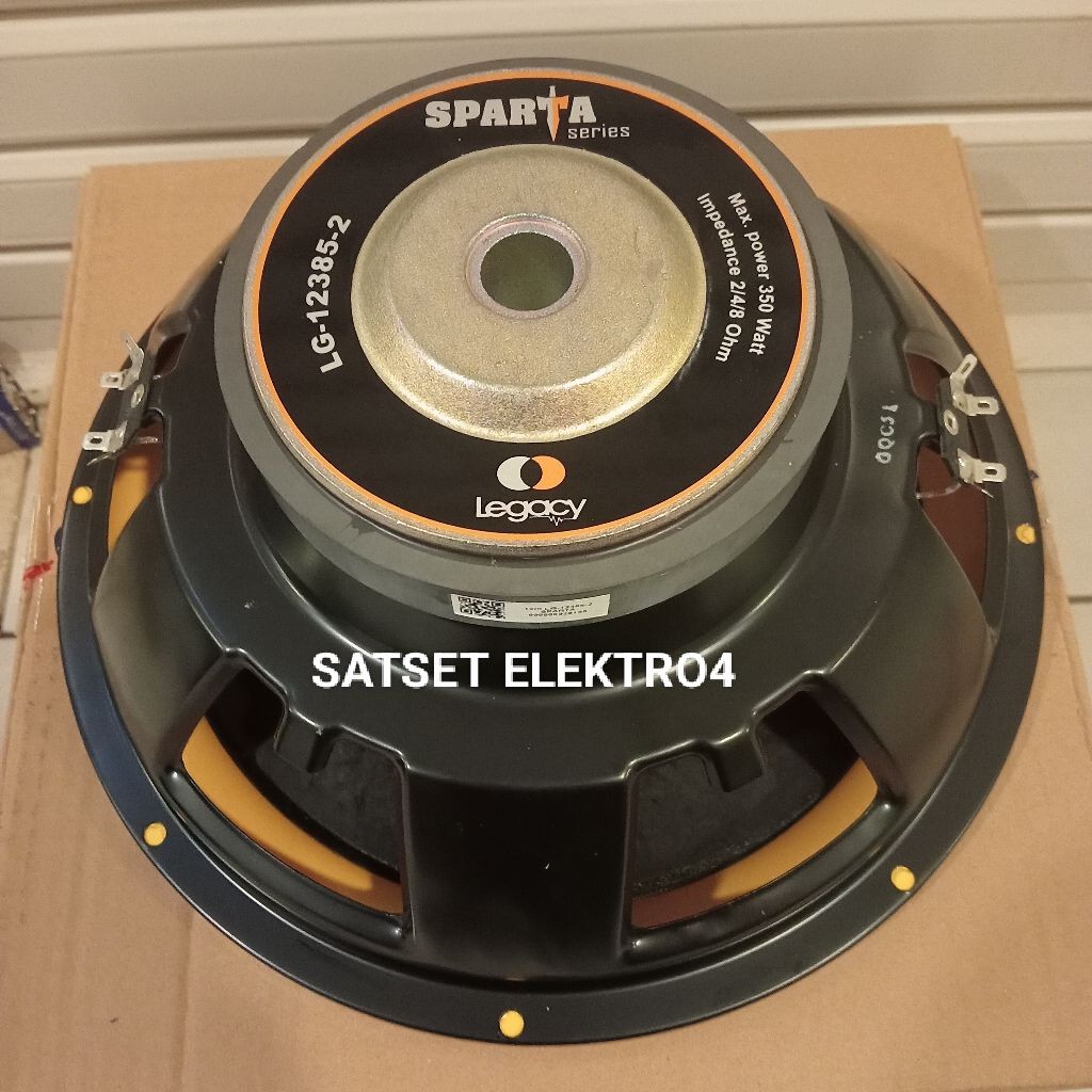 SPEAKER SUBWOOFER LEGACY SPARTA 12 INCH LG-12385-2 SPARTA