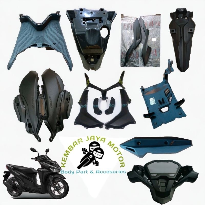 Cover body kasar atas bawah Vario 125/150 led esp New 2018-2022