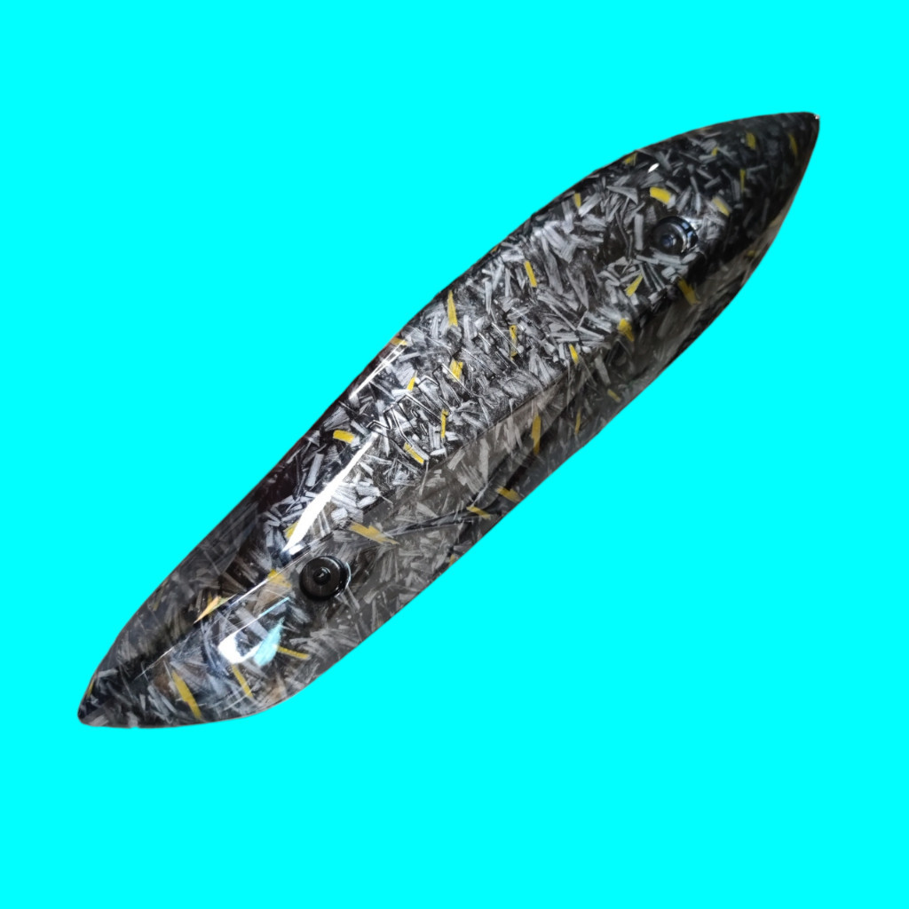 Forged gold Tutup tameng knalpot mio sporty mio smile AES VARIASI 27 RACING