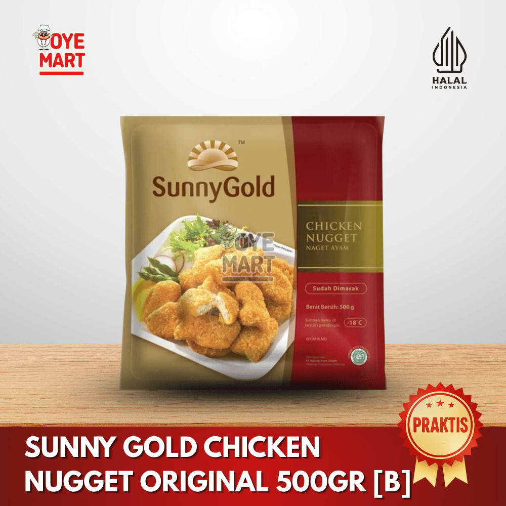

SUNNY GOLD CHICKEN NUGGET ORIGINAL 500GR