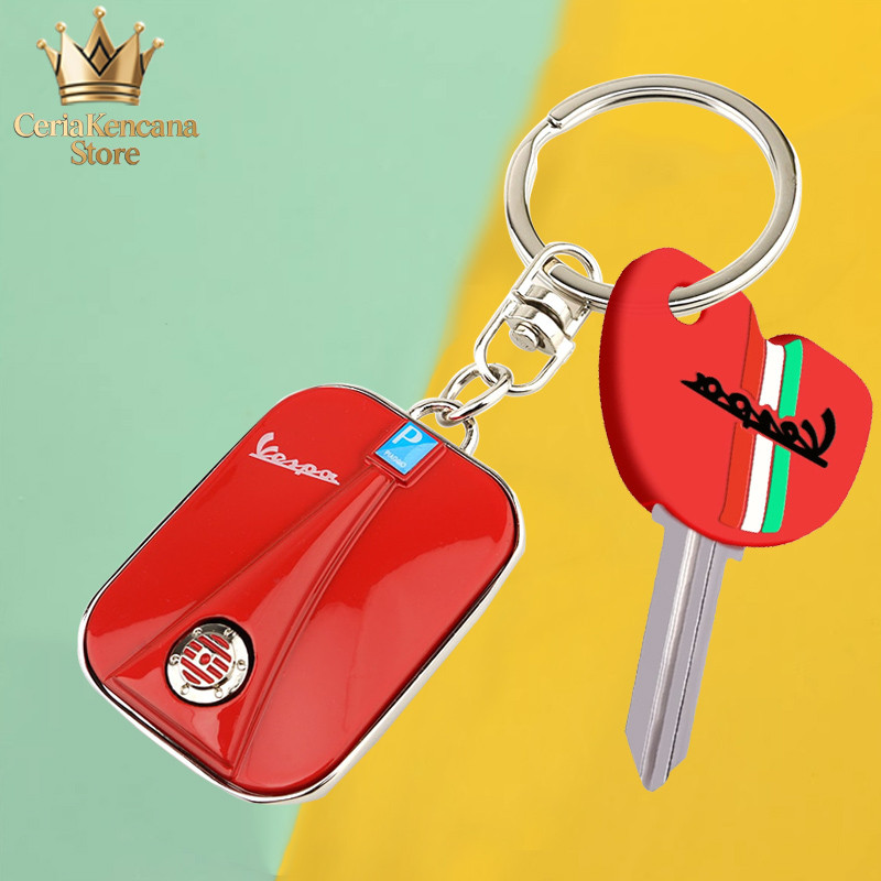 Gantungan Kunci Motor Unik Vespa Gantungan Kunci Motor Vespa  Gts Skuter Vespa Aksesoris Vespa