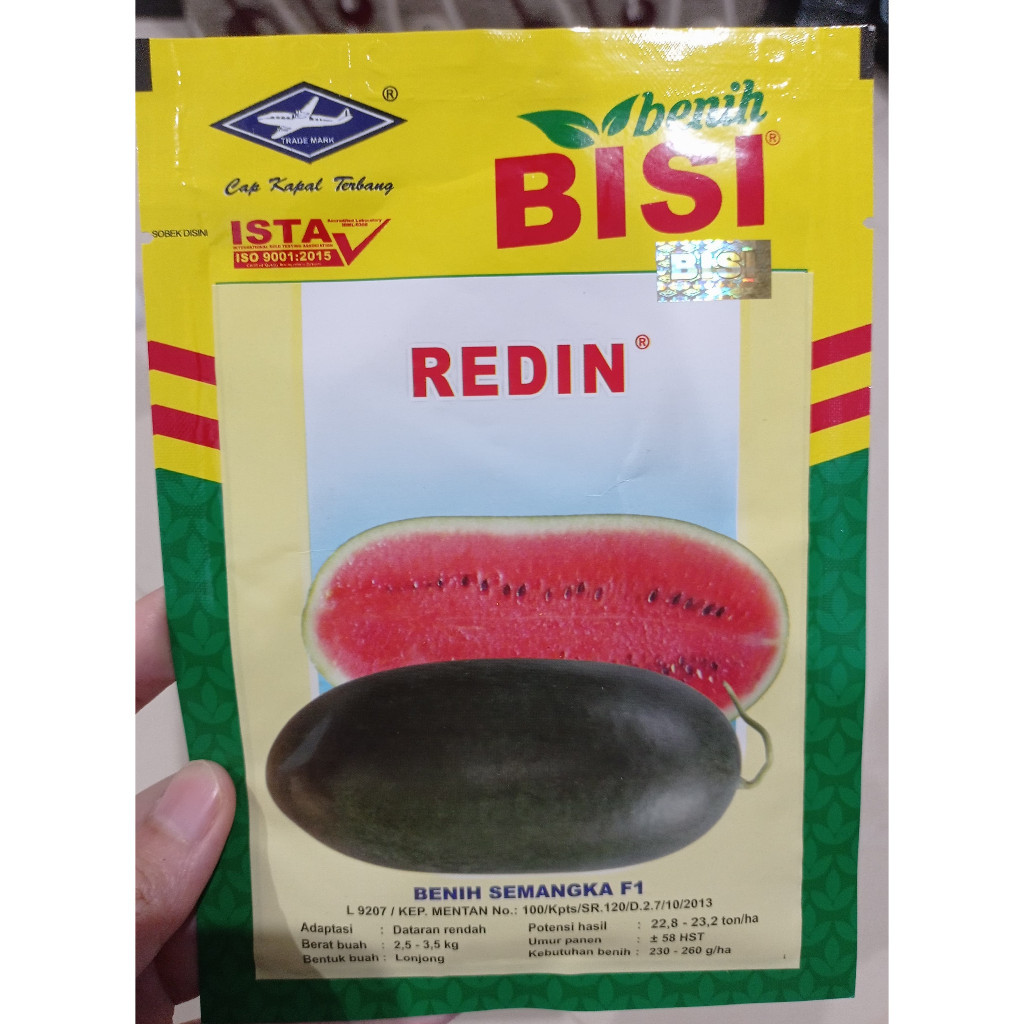 Biji Semangka Inul Benih Semangka Merah REDIN F1 20gram