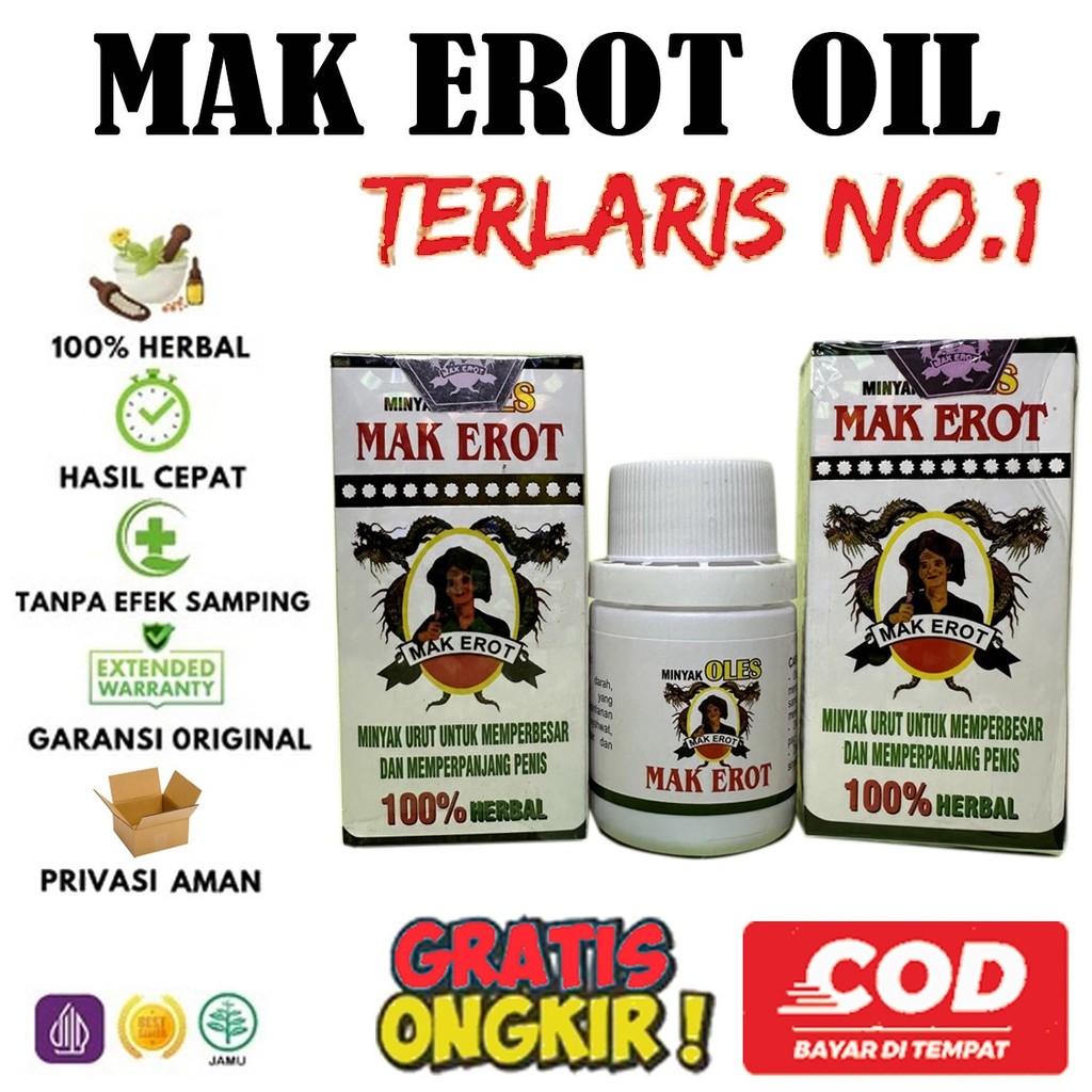 Minyak Olez (MAK EROT) Minyak Urut Minyak Pijat Herbal Tradisional Organik Alami 100% Original/Linta