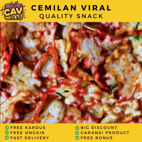 

CAV SEBLAK BINTANG 100gr Seblak Bintang Kering Seblak Bintang Bantat Kerupuk Seblak Bintang Pedas