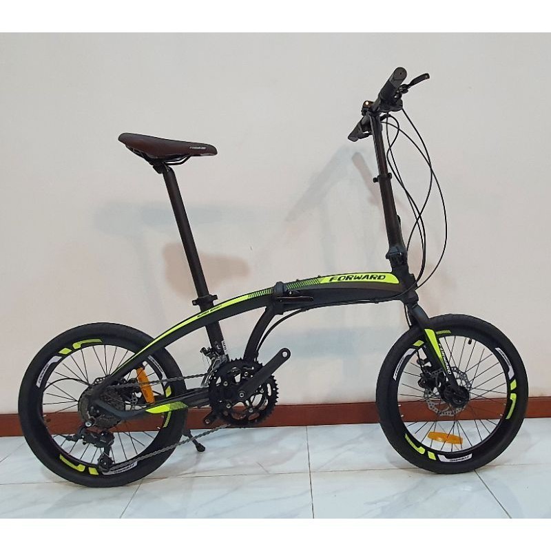 sepeda lipat folding forward alloy 20 inch hidrolik
