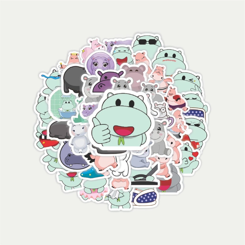 

Sticker Pack Sticker Hewan Kudanil | Sticker TUMBLR | Stiker LAPTOP KOPER HELM