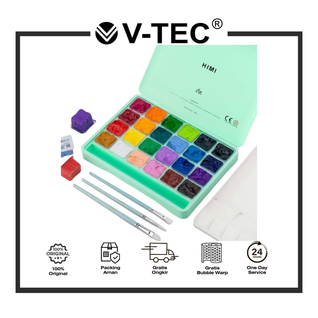 

MIYA HIMI GOUACHE PAINT JELLY CUP CAT LUKIS MEWARNAI TBT 35 // TBT 34 // TBT 36 SET 30G ISI 18 WARNA