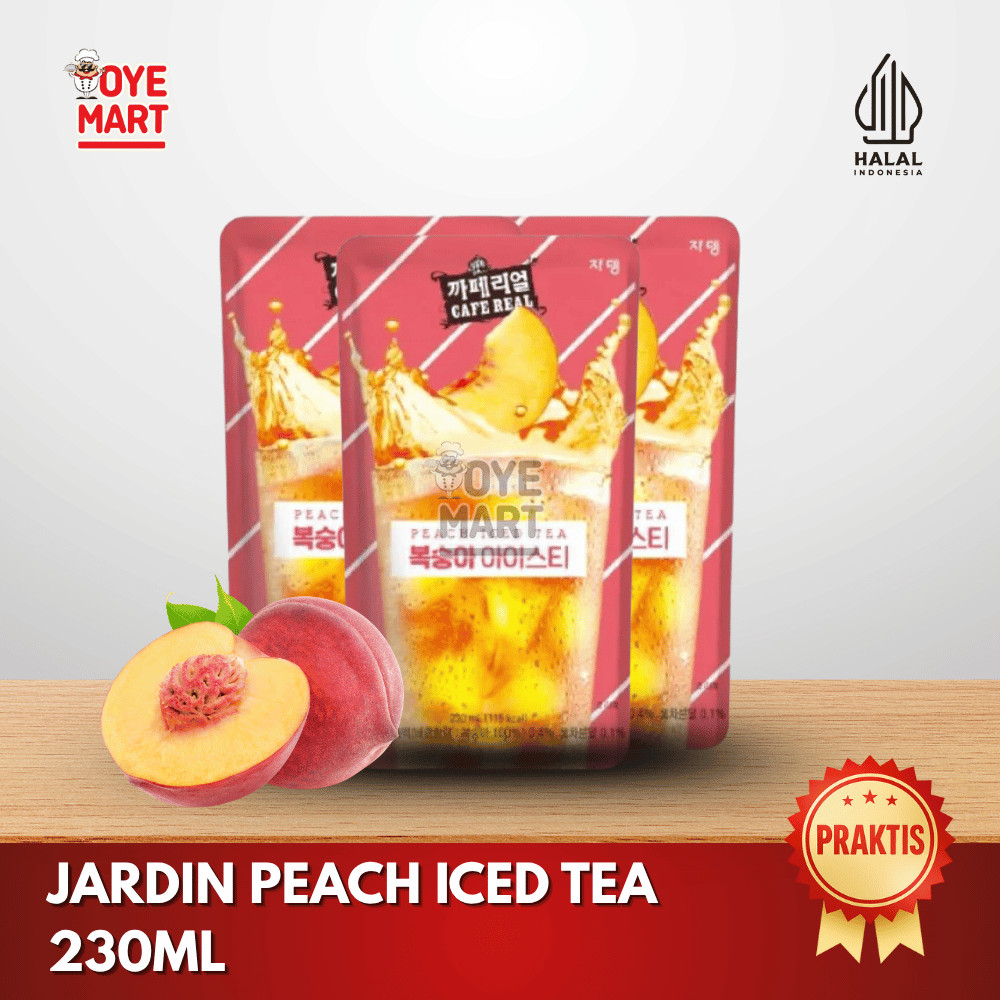 

JARDIN PEACH ICED TEA 230ML/ TEH INSTANT KOREA RASA PERSIK
