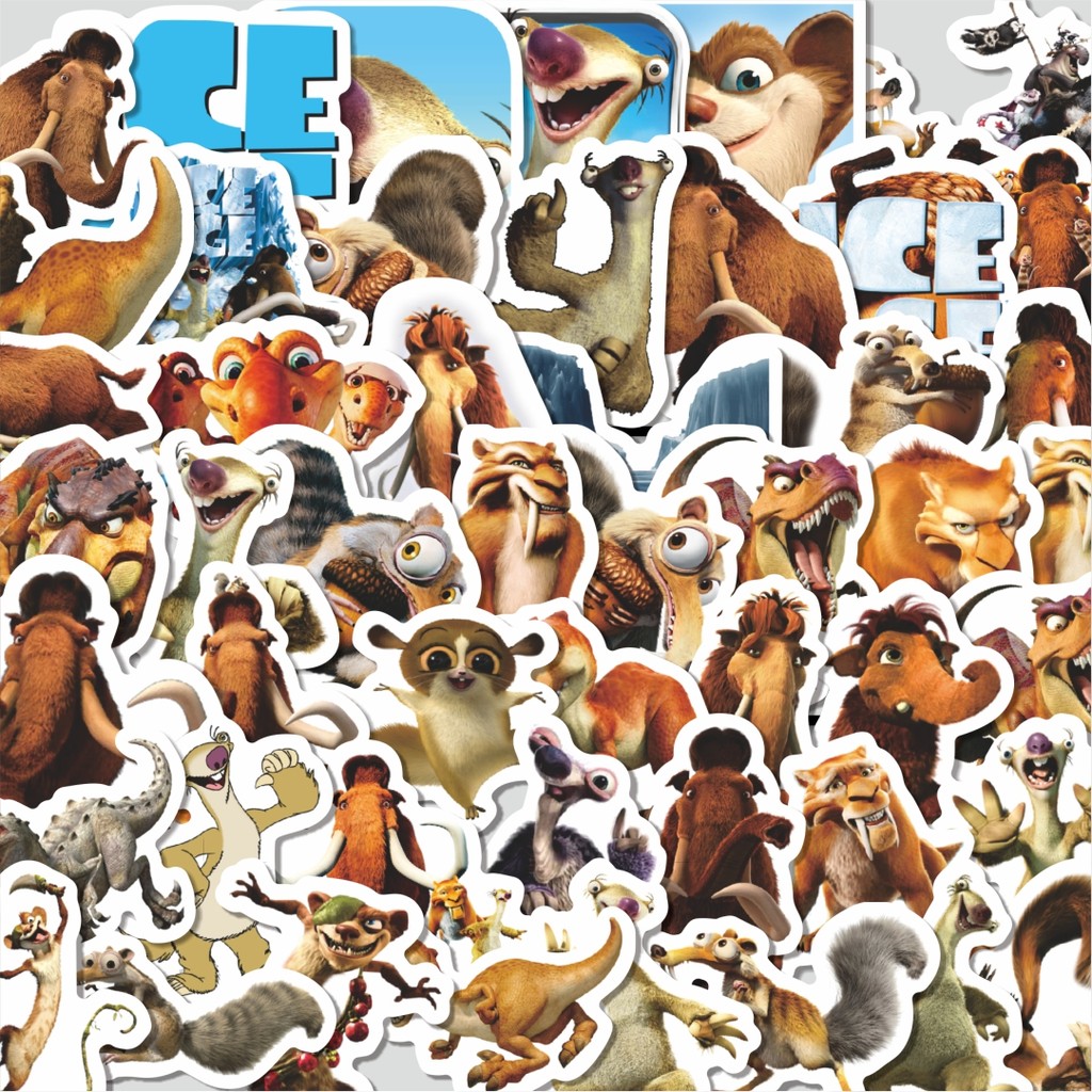 

Stiker Cutting Pack Stickr Kartun Ice Age Sticker Isi 100Pcs Series Aesthetic Lucu Keren Untuk Koper Bahan Vynil